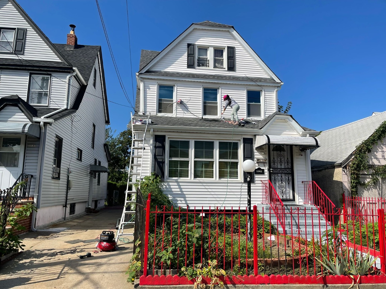 A completed two-story residential home built by MPM Construction Services Corp